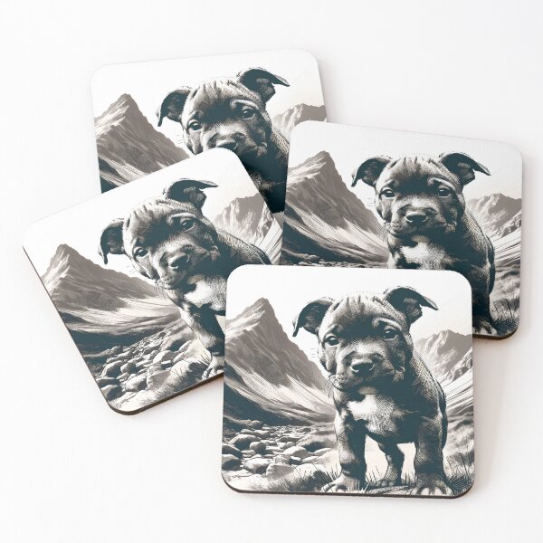 Item preview, Staffordshire bull terrier sketch  designed and sold by YummyPatterns.