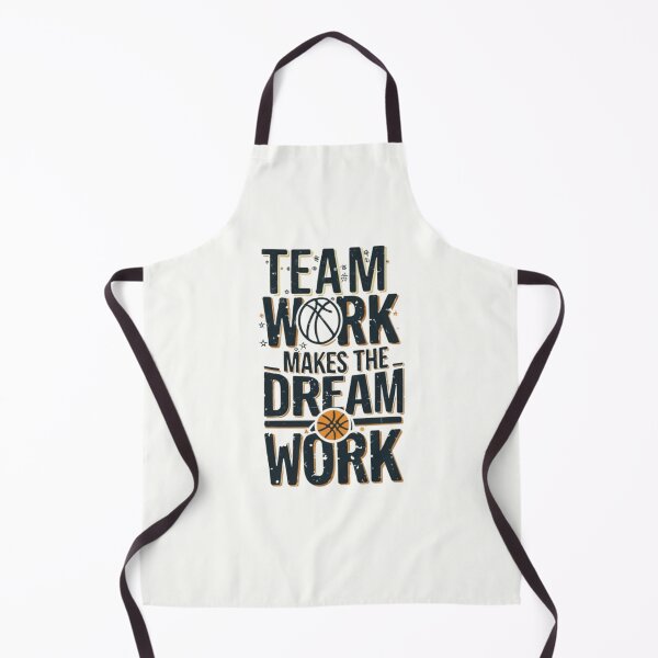 Item preview, Team work makes the dream work, basketball slogan  designed and sold by Culmika.