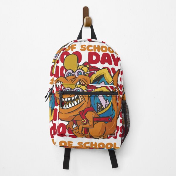 Item preview, 100 Days of school typography featuring a T-rex dino with bacpack #5 designed and sold by XYDstore.