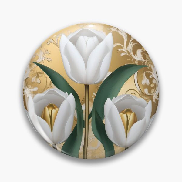 Item preview, Baroque Inspired White Tulips designed and sold by DesignsByPrnces.