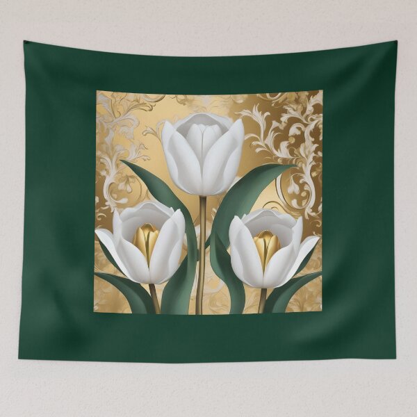 Item preview, Baroque Inspired White Tulips designed and sold by DesignsByPrnces.