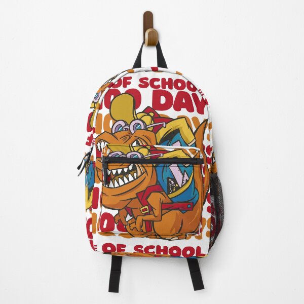 Item preview, 100 Days of school typography featuring a T-rex dino with bacpack #4 designed and sold by XYDstore.