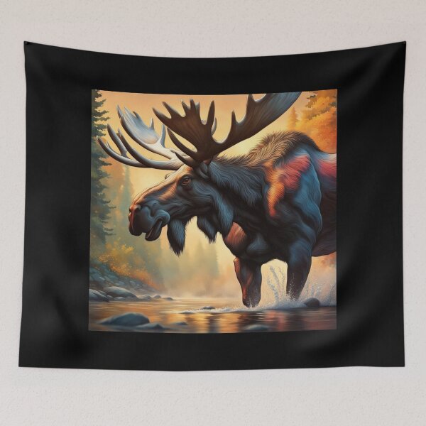 Item preview, Moose designed and sold by Dryden Stewart Enterprises.