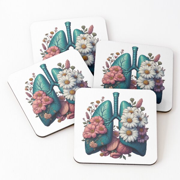 Item preview, Botany Lungs, Red And White Chrysanthemum Flower designed and sold by cuteeshop.