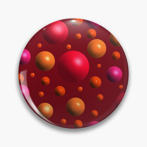 Item preview, Red Bubbles Pattern designed and sold by ImagesByCW.