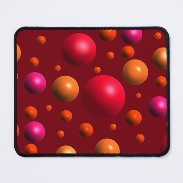 Item preview, Red Bubbles Pattern designed and sold by ImagesByCW.