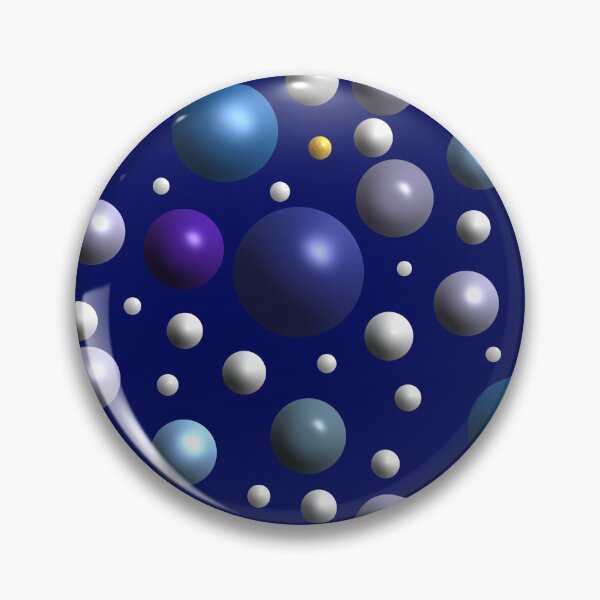 Item preview, Blue Gold Purple Bubbles Pattern designed and sold by ImagesByCW.