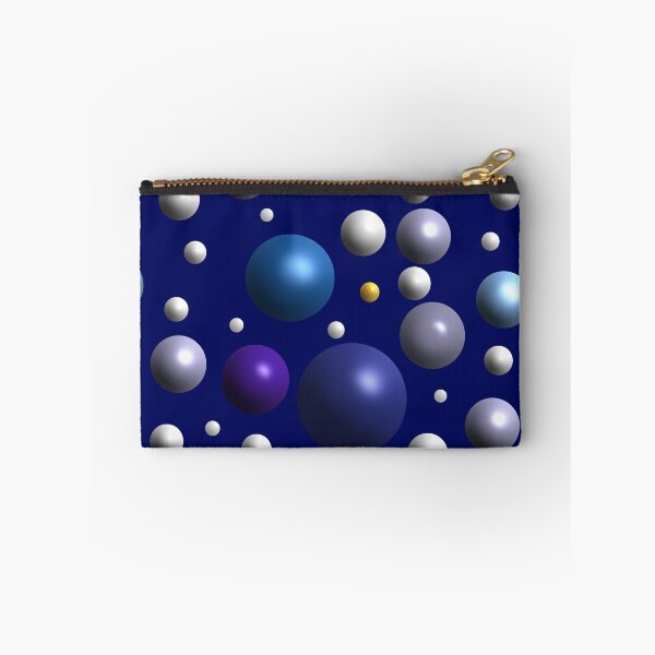 Item preview, Blue Gold Purple Bubbles Pattern designed and sold by ImagesByCW.