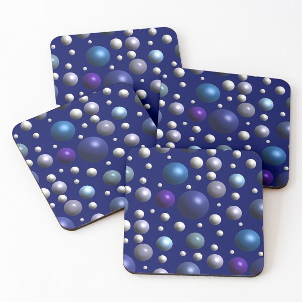 Item preview, Blue Purple Bubbles Pattern designed and sold by ImagesByCW.