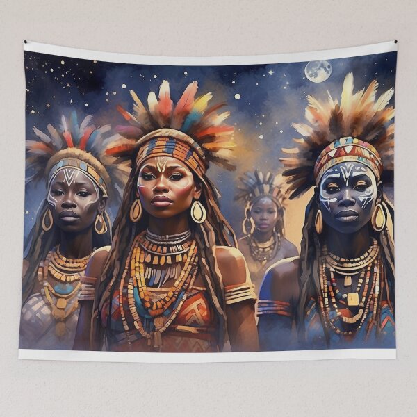 Item preview, African Tribal Ritual: Unveiling Mysteries designed and sold by HendAhabib.