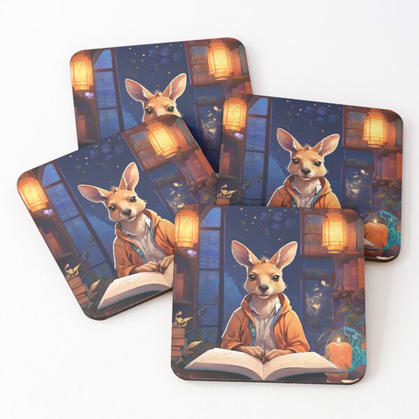 Item preview, My Book Kangaroo Reading with The Lanterns designed and sold by UBdesign.