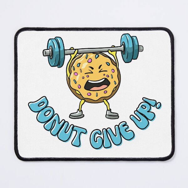 Item preview, Motivational Gym Design - Donut give up! designed and sold by malomorgensart.