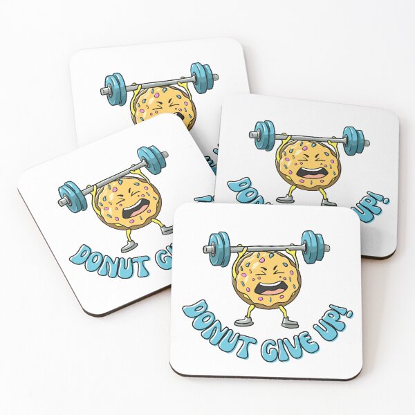 Item preview, Motivational Gym Design - Donut give up! designed and sold by malomorgensart.