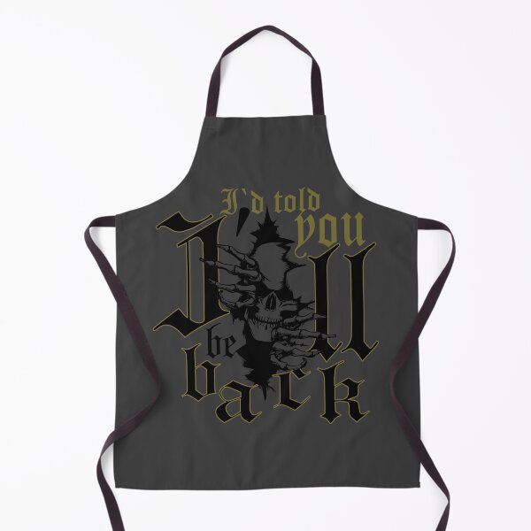 Item preview, Dart skull motif with saying: I'll be back, cool design for leisure and sports. designed and sold by ChrUzDesigner.