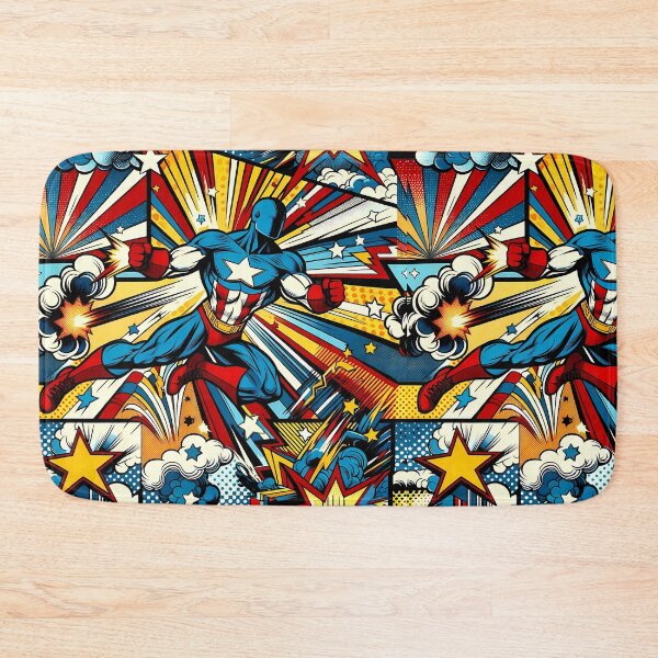 Item preview, Dynamic Comic Hero Burst Pattern designed and sold by M-ormin.