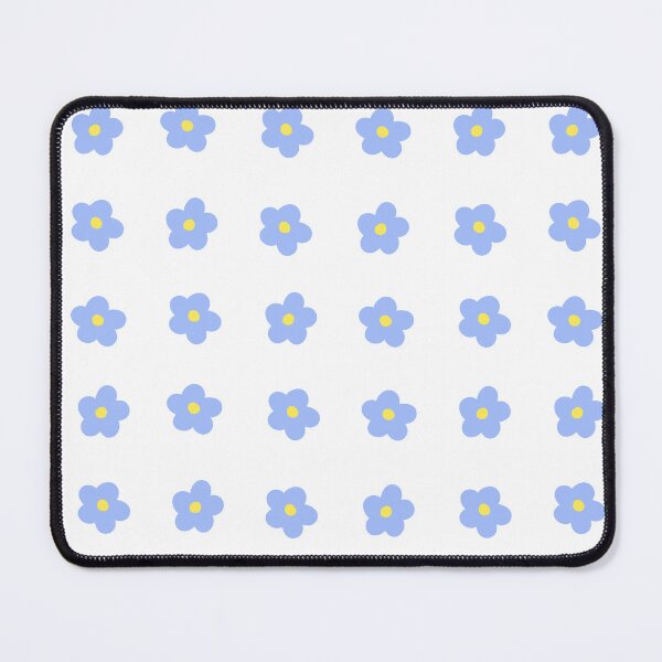 Item preview, 25 Minimalistic Two Coloured Blue Flowers Set designed and sold by posterful.