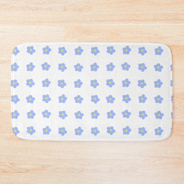 Item preview, 25 Minimalistic Two Coloured Blue Flowers Set designed and sold by posterful.