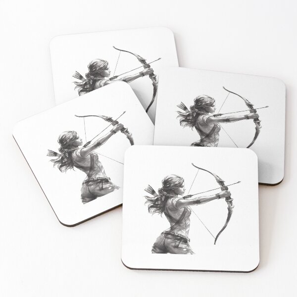 Item preview, Girl Shooting a Bow designed and sold by TimberPalette.
