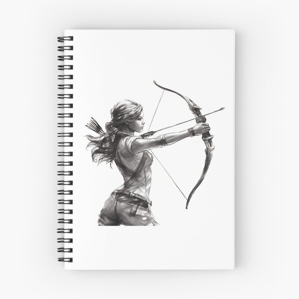 Item preview, Girl Shooting a Bow designed and sold by TimberPalette.