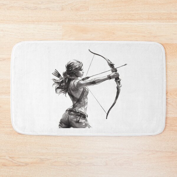 Item preview, Girl Shooting a Bow designed and sold by TimberPalette.