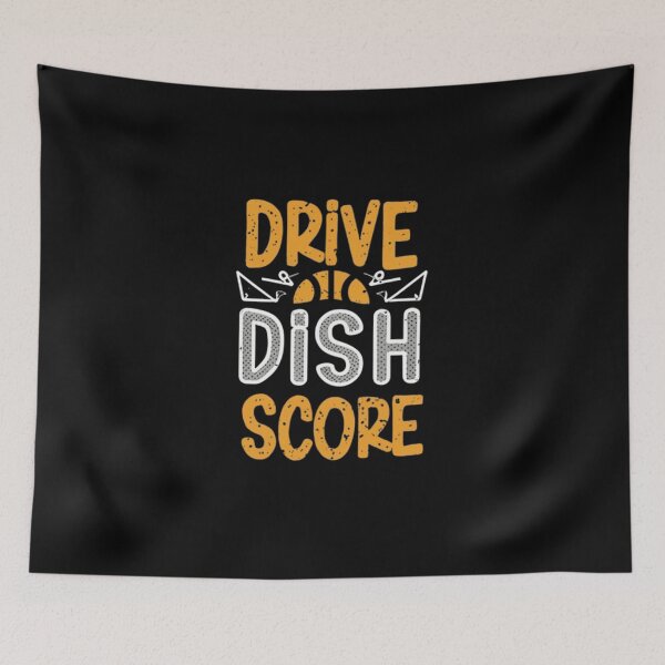 Item preview, Drive, dish, score, basketball slogan  designed and sold by Culmika.