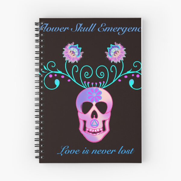 Item preview, Flower Skull Emergence designed and sold by Gatorbrain.