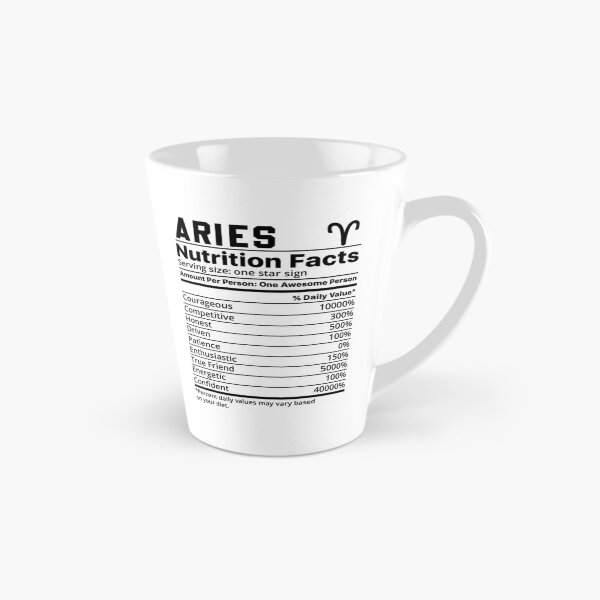 Item preview, Aries Zodiac Sign Nutrition Facts , Astrology , Star Sign Characteristics, Horoscope Graphic, Astrological Decor designed and sold by pugshowsfashion.