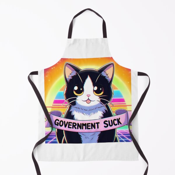 Item preview, Copie de government suck with cute cat full colors designed and sold by JonathanP514.