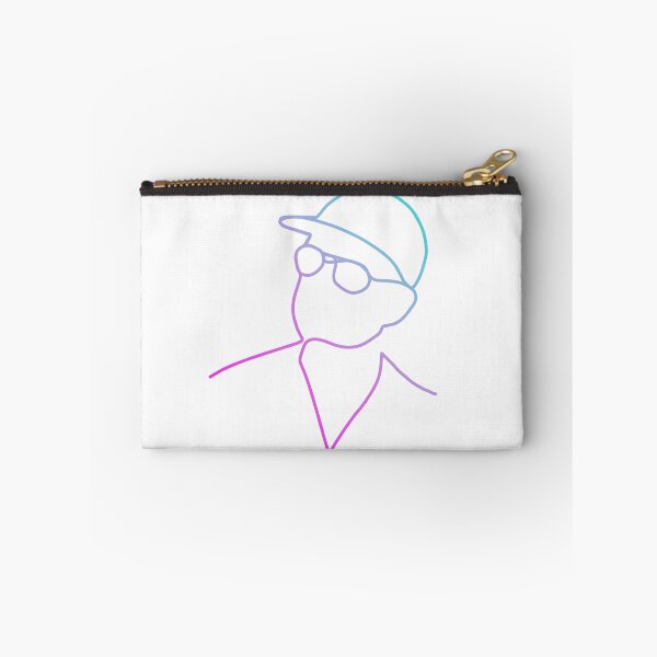 Item preview, Single Line Art Man in Baseball cap and sunglasses designed and sold by InkWellINever.
