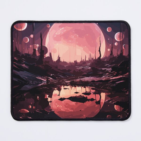Item preview, Strange worlds. Crimson Cosmos. designed and sold by Colorful-Art-J.