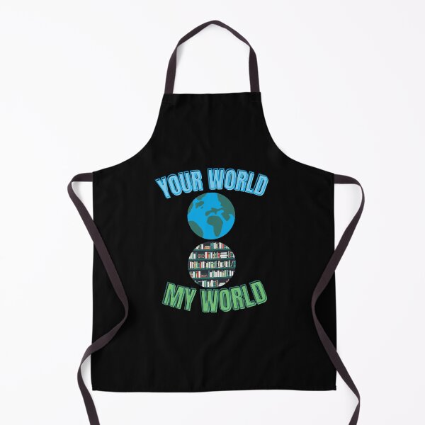 Item preview, Books Lover Your World My World designed and sold by Guess4best.