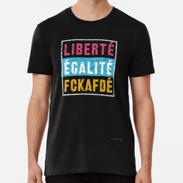 Artikel-Vorschau von LIBERTÉ - ÉGALITÉ - FCKAfDÉ , designt und verkauft von CONTACT LIGHT.