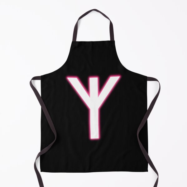 Item preview, Glowing Pink Neon Old Norse Protection Rune - Viking Talisman designed and sold by lachataigne.