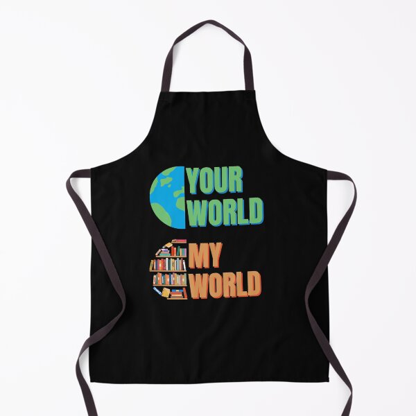 Item preview, Books Lover Your World My World colorful designed and sold by Guess4best.
