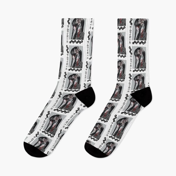 Item preview, Girl Anime Art Samurai Blood Kanji designed and sold by JAPANISTICstore.