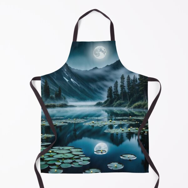Item preview, MoonLit Mountain Lake designed and sold by Dryden Stewart Enterprises.