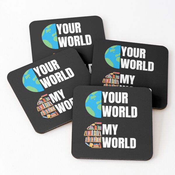 Item preview, Books Lover Your World My World  designed and sold by Guess4best.