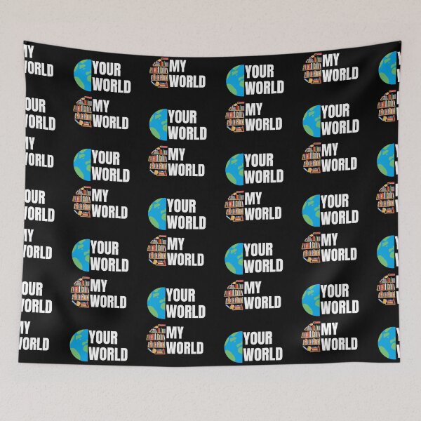 Item preview, Books Lover Your World My World  designed and sold by Guess4best.
