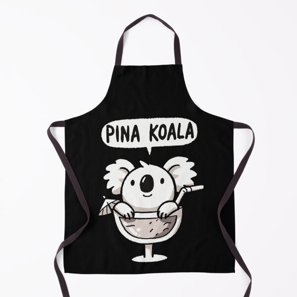 Item preview, Pina Colada Koala Cocktail designed and sold by DoodleDashShop.