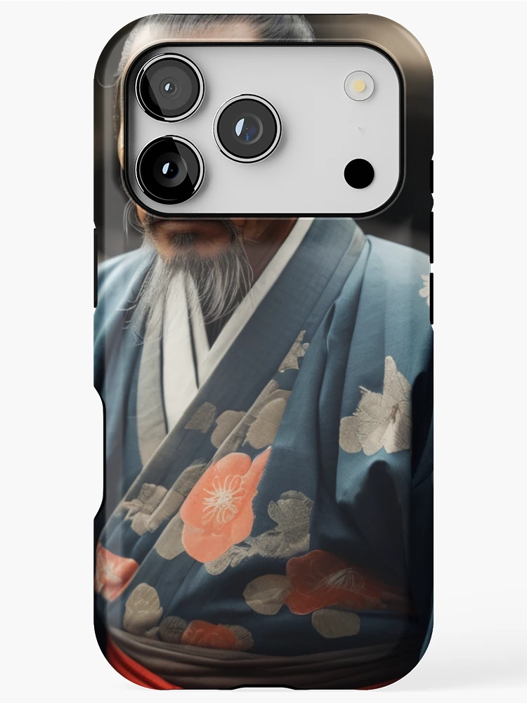 Thumbnail 1 of 4, iPhone Case, Contemplative Reverie | A Samurai's Reflection designed and sold by Rothnaric.