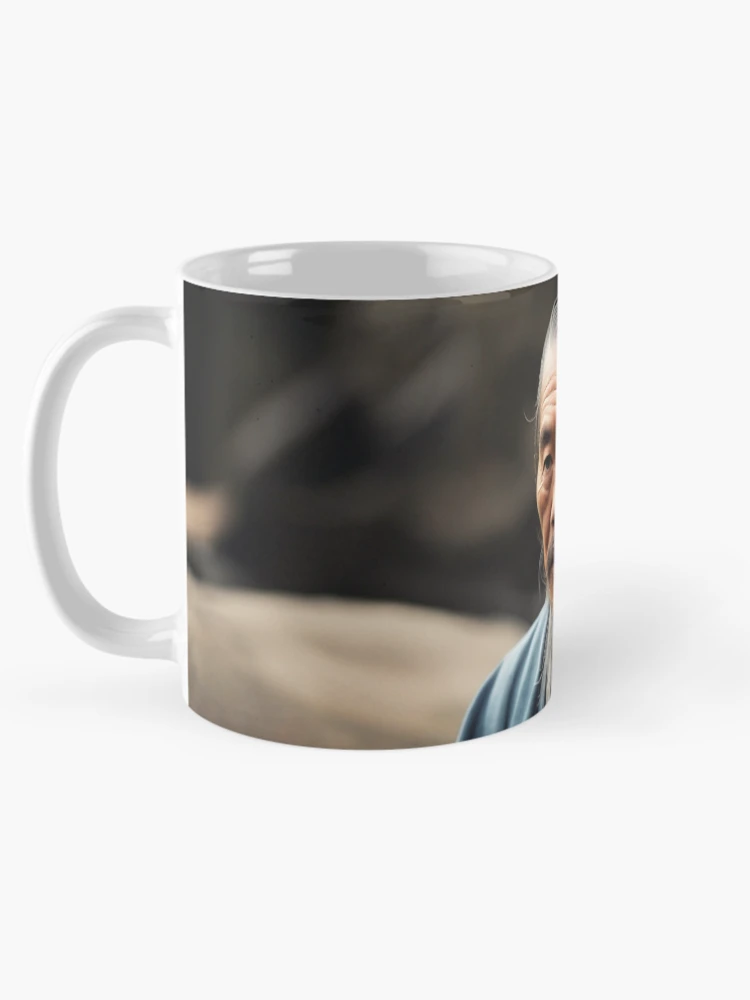 Thumbnail 5 of 6, Coffee Mug, Contemplative Reverie | A Samurai's Reflection designed and sold by Rothnaric.