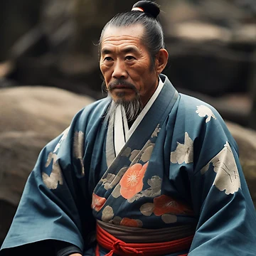 Artwork thumbnail, Contemplative Reverie | A Samurai's Reflection by Rothnaric