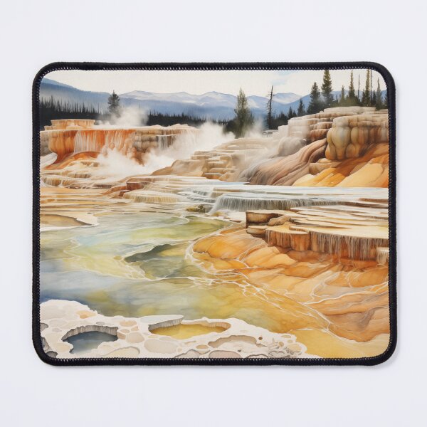 Item preview, Yellowstone National Park in Watercolor designed and sold by WatercolorWilds.