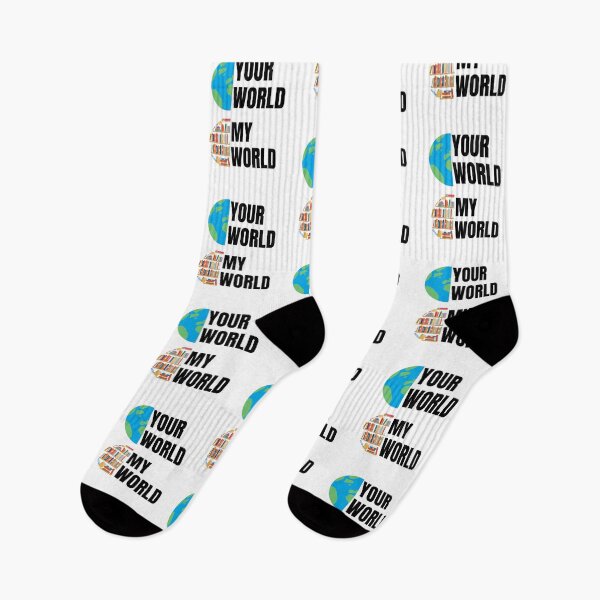 Item preview, Books Lover Your World My World  designed and sold by Guess4best.