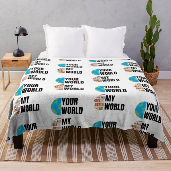 Item preview, Books Lover Your World My World designed and sold by Guess4best.