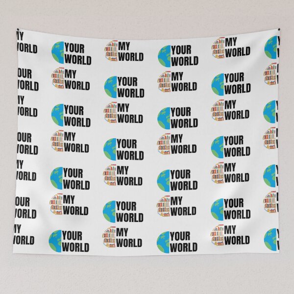Item preview, Books Lover Your World My World  designed and sold by Guess4best.