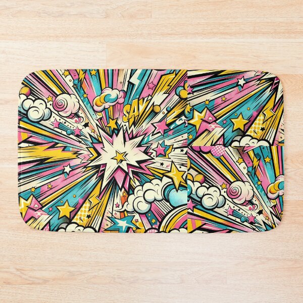 Item preview, Colorful Comic Bang - Retro Pop Art Explosion designed and sold by M-ormin.
