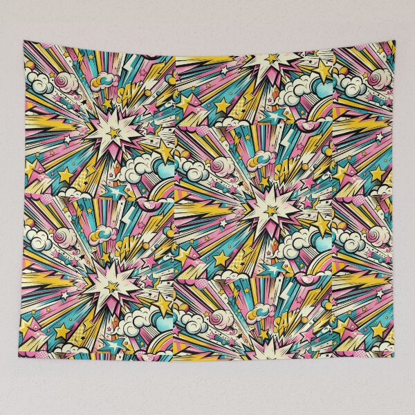 Item preview, Colorful Comic Bang - Retro Pop Art Explosion designed and sold by M-ormin.