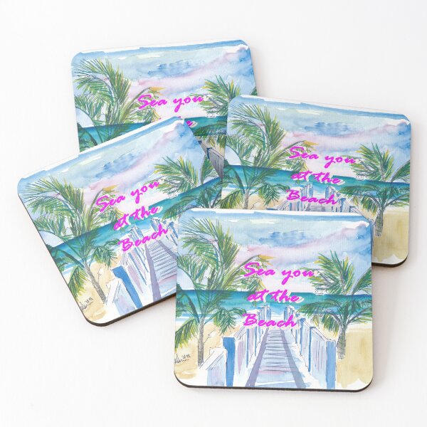 Item preview, Tropical Beach Walk -  Sea you at the Beach designed and sold by artshop77.