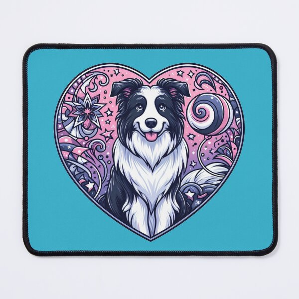 Item preview, Border Collie Black And White Dog smiley Dog Valentine's Balloon designed and sold by CoffeeIsATrip.